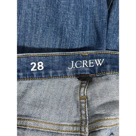 J.Crew Women's 9" Vintage Slim-Straight Jean in Bensen Wash -Sz 28 - Picture 5 of 10